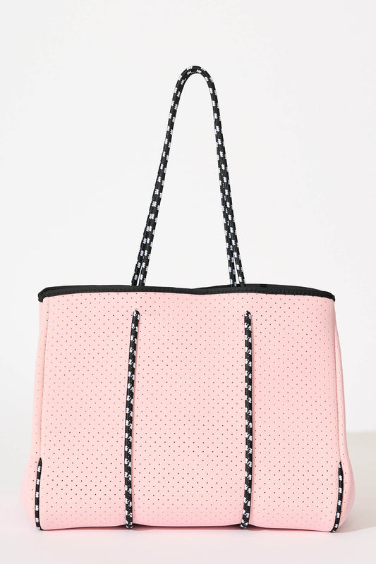 Rania Neoprene Tote Bag In Blush
