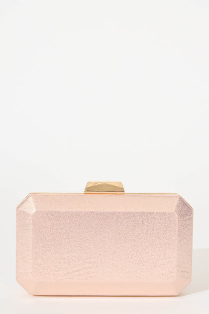 Havita Clutch Bag in Rose Gold