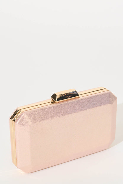 Havita Clutch Bag in Rose Gold