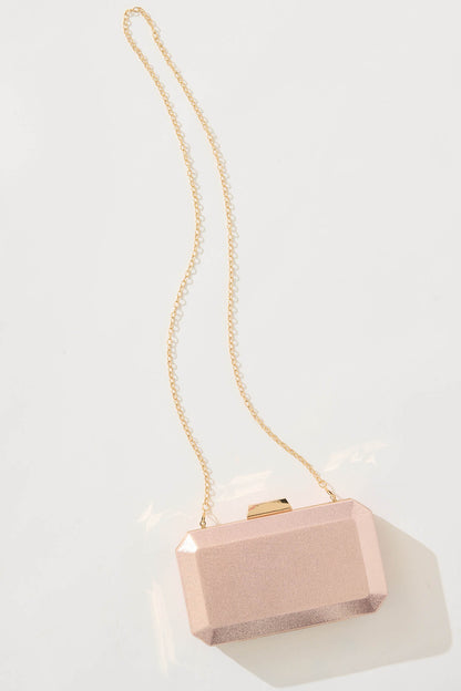 Havita Clutch Bag in Rose Gold