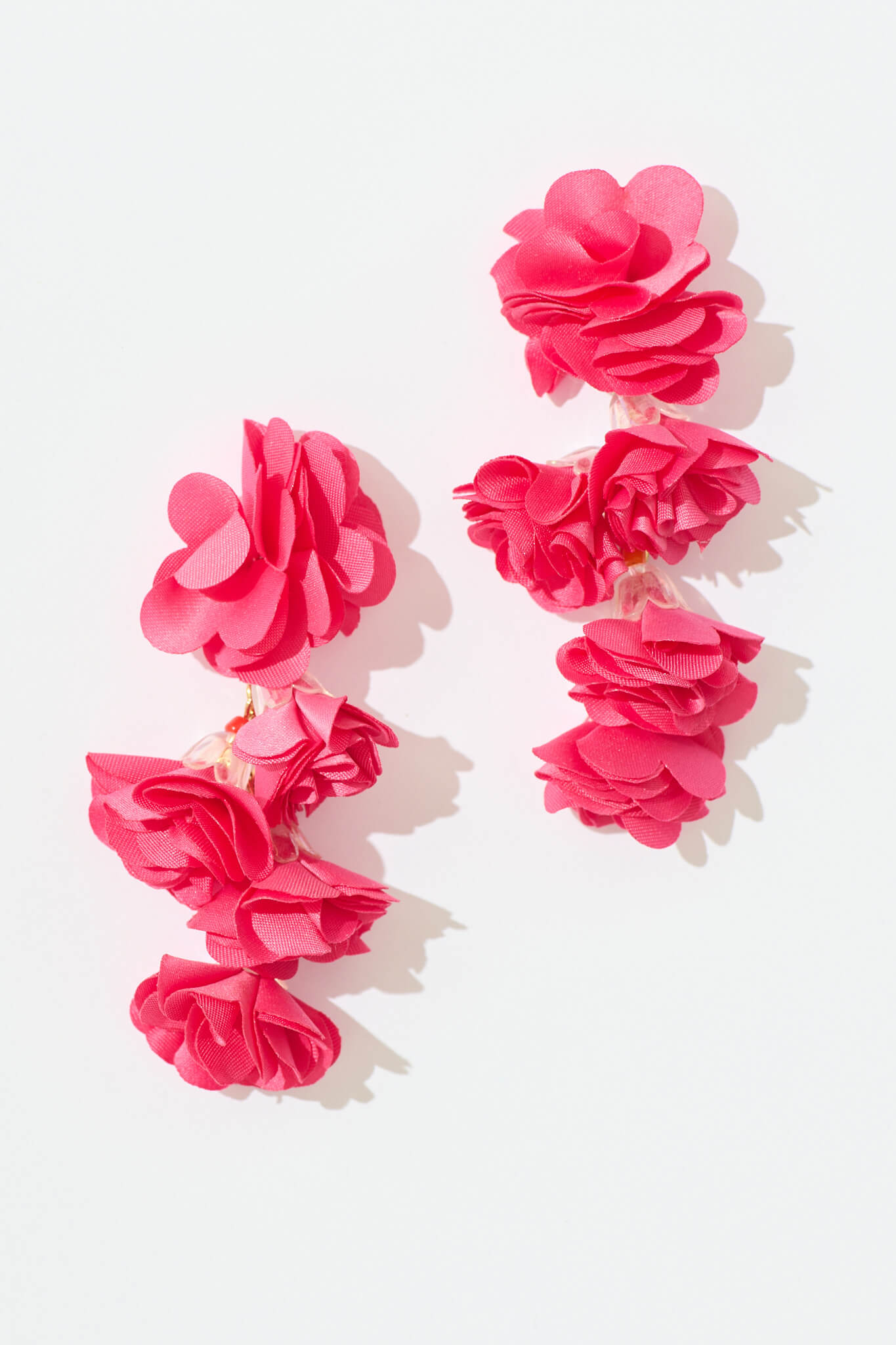 Niana Drop Earrings in Pink Floral