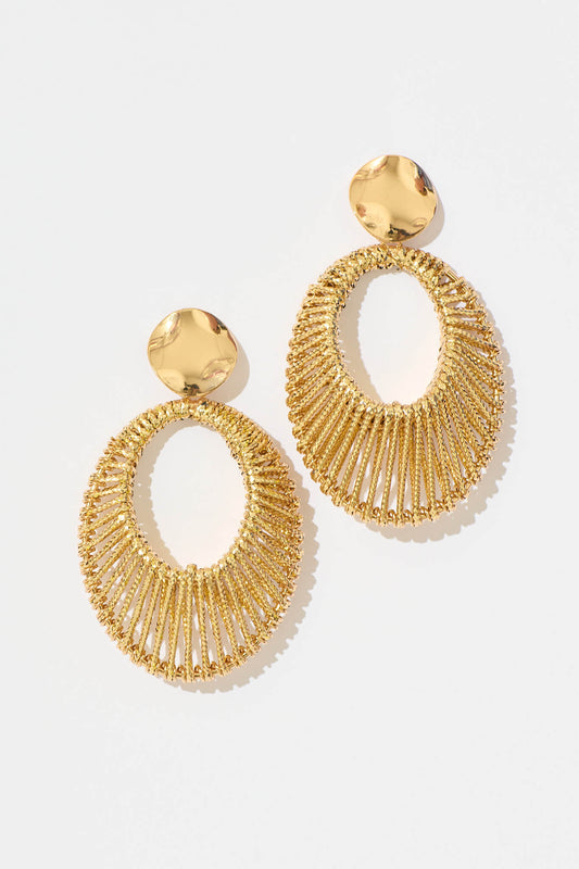 Alondra Drop Earrings in Gold