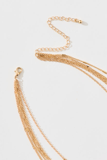 Evaline Layered Necklace in Gold