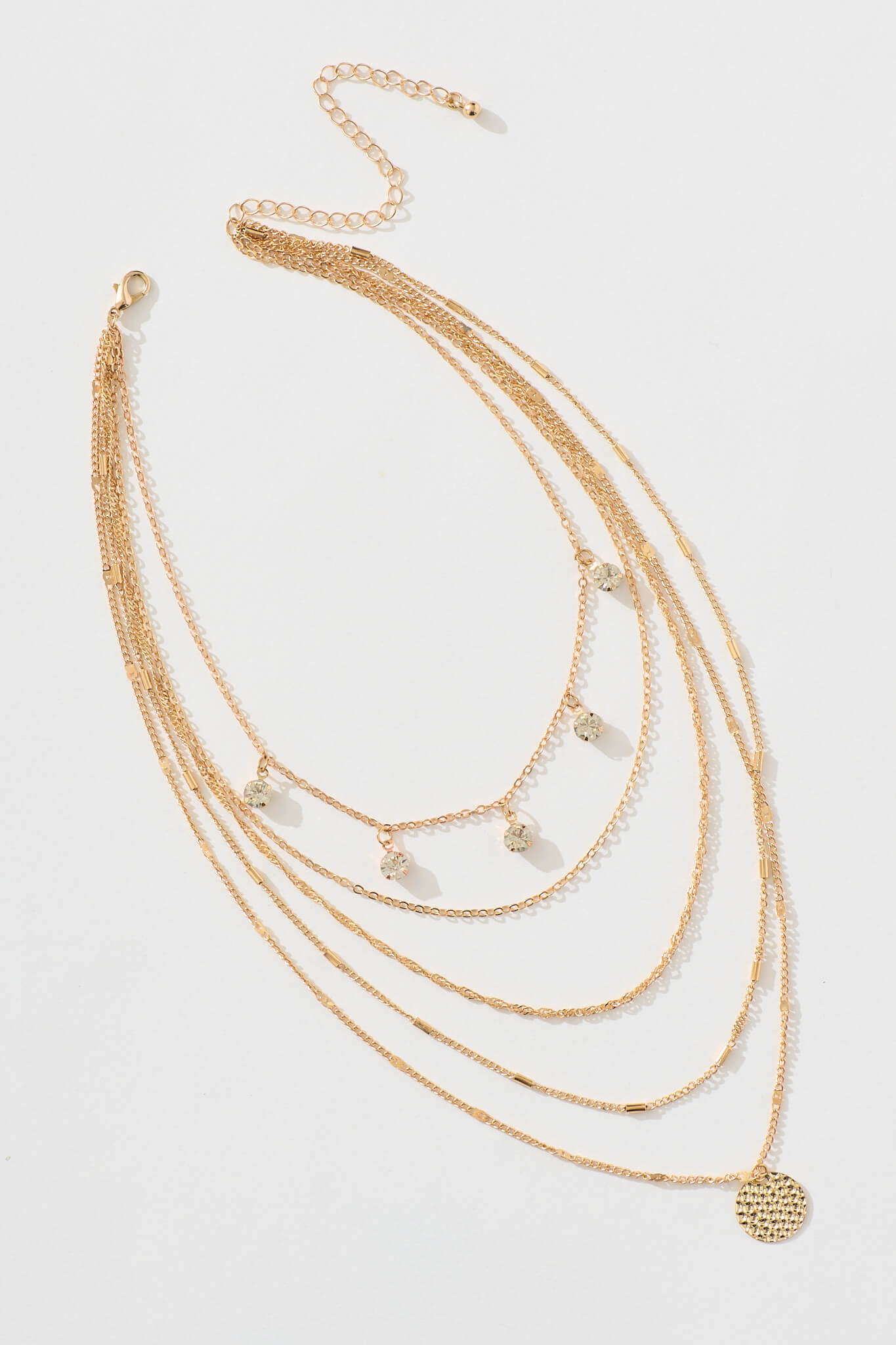 Evaline Layered Necklace in Gold