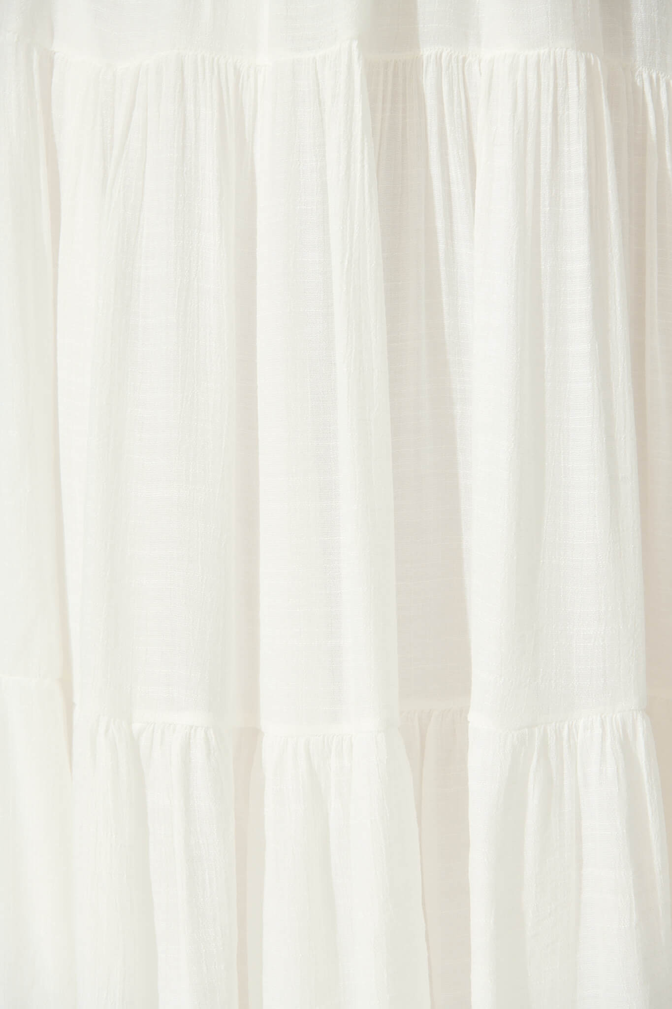 Sylvestra Maxi Skirt in White Cotton Blend