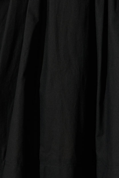 Hazel Dress in Black Cotton