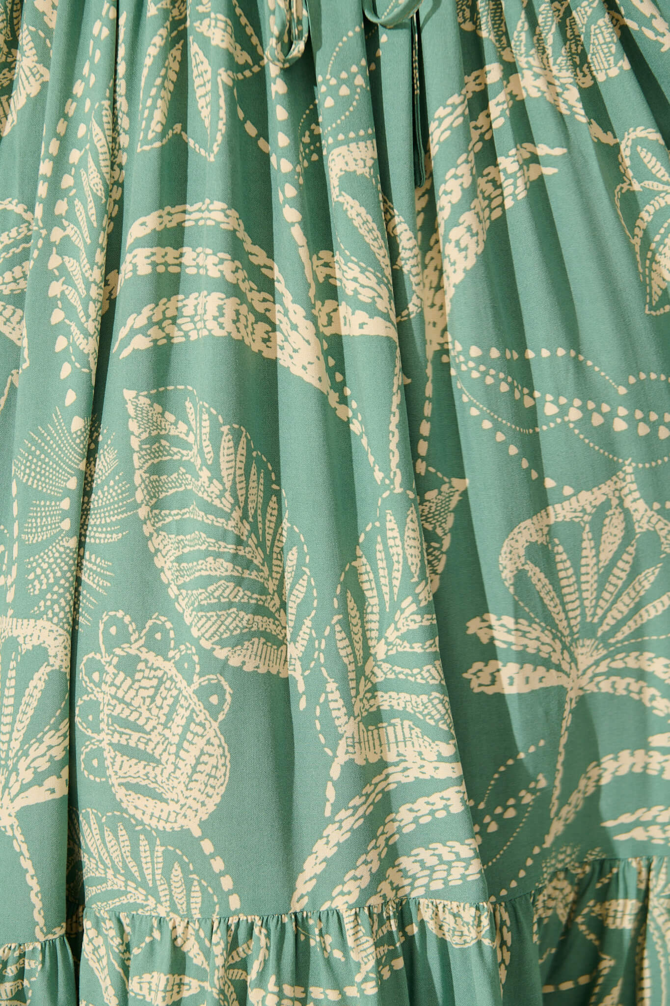 Marnae Midi Dress in Khaki Print