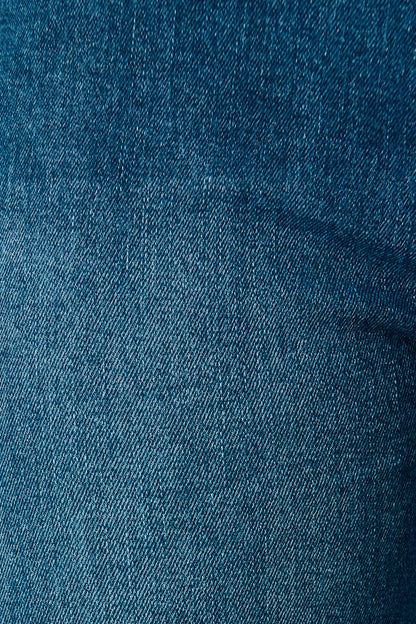 Maxille High Rise Wide Leg Jean in Dark Blue Denim