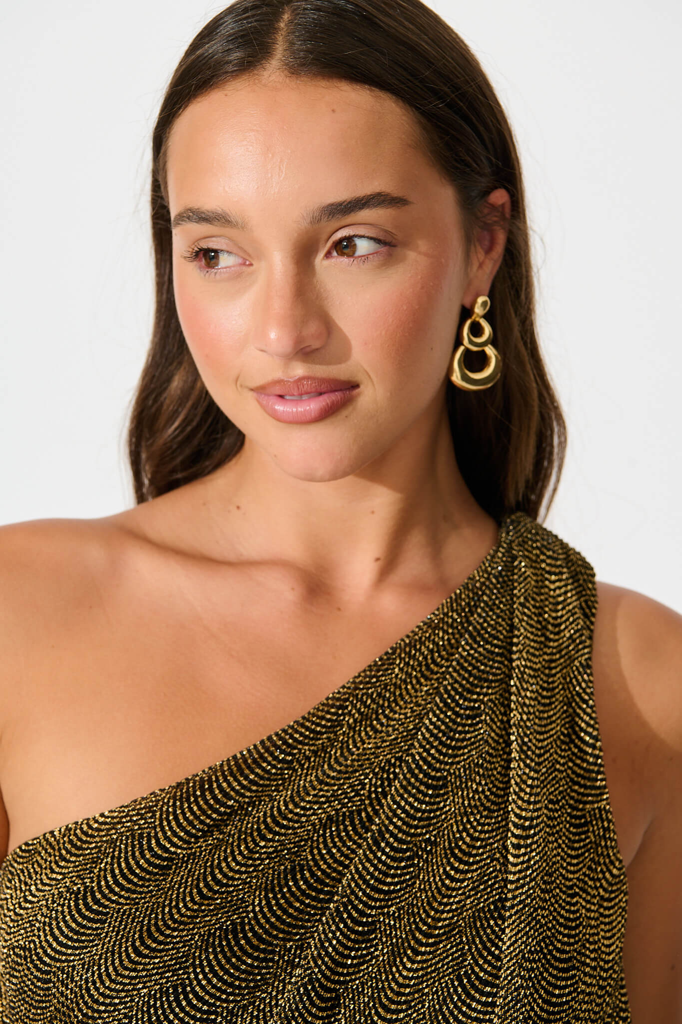 Kesara Drop Earring in Gold
