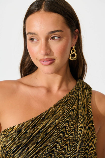 Kesara Drop Earring in Gold