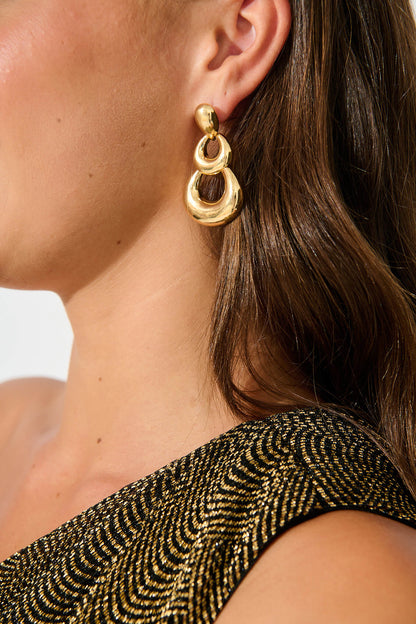 Kesara Drop Earring in Gold