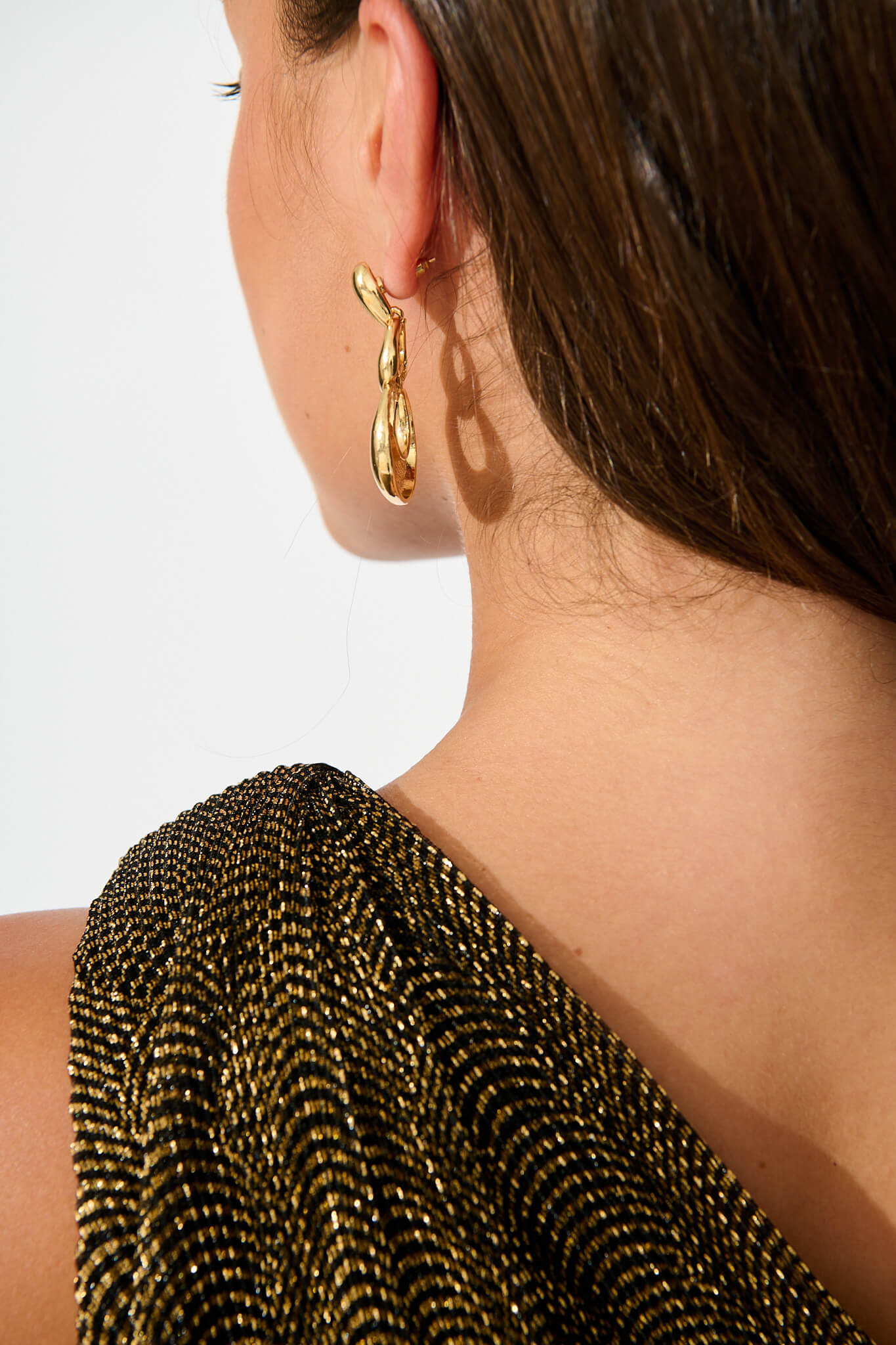 Kesara Drop Earring in Gold
