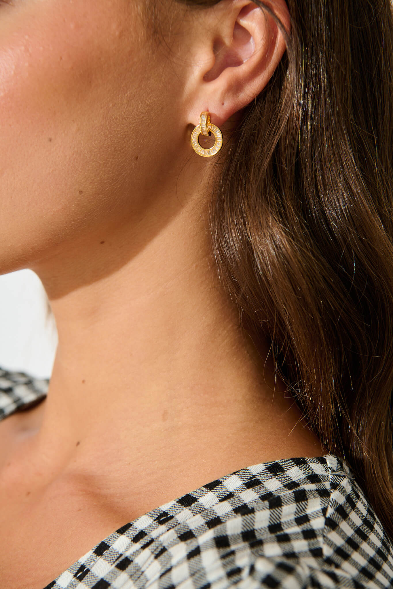 Zaya Earrings in Gold