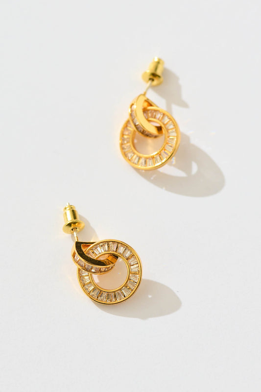 Zaya Earrings in Gold