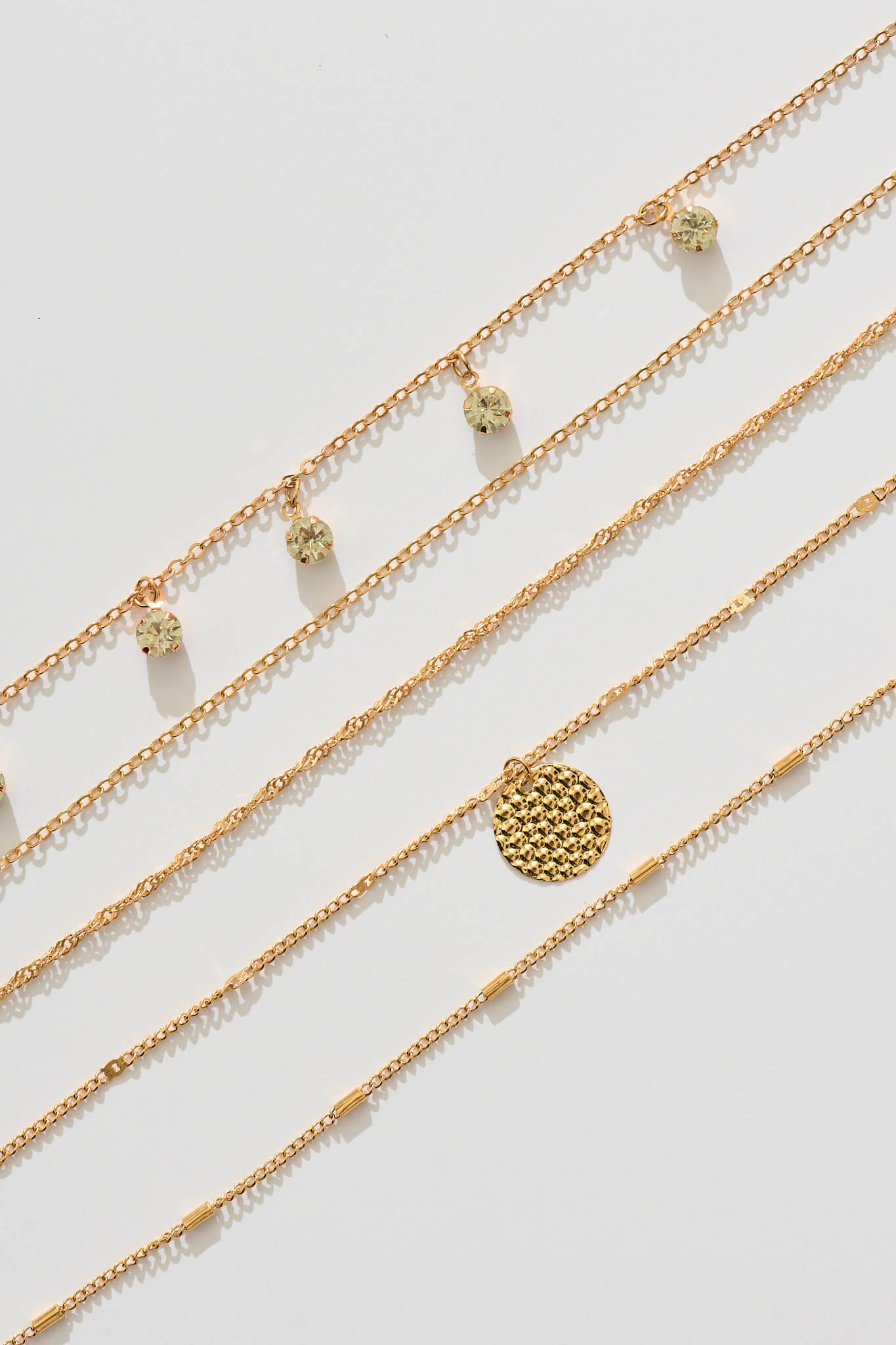 Evaline Layered Necklace in Gold
