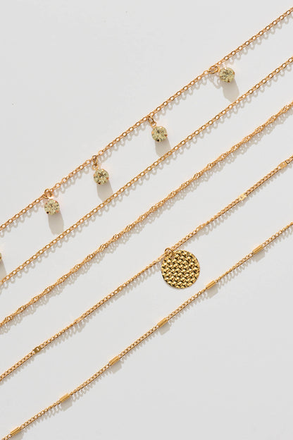 Evaline Layered Necklace in Gold