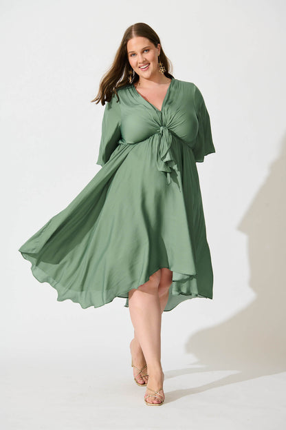 Helsinki Dress in Light Green