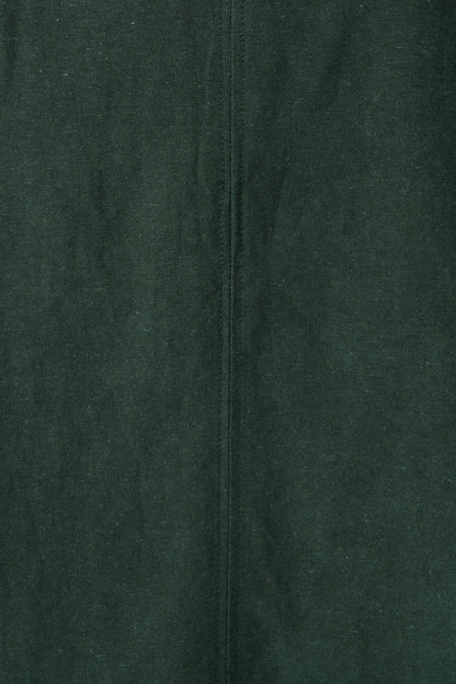 Kyoto Dress In Emerald Cotton Linen
