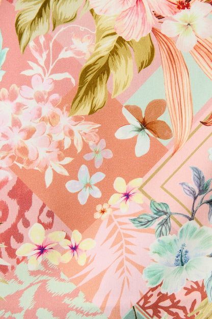 Negroni Cami Top in Tropical Patchwork Print