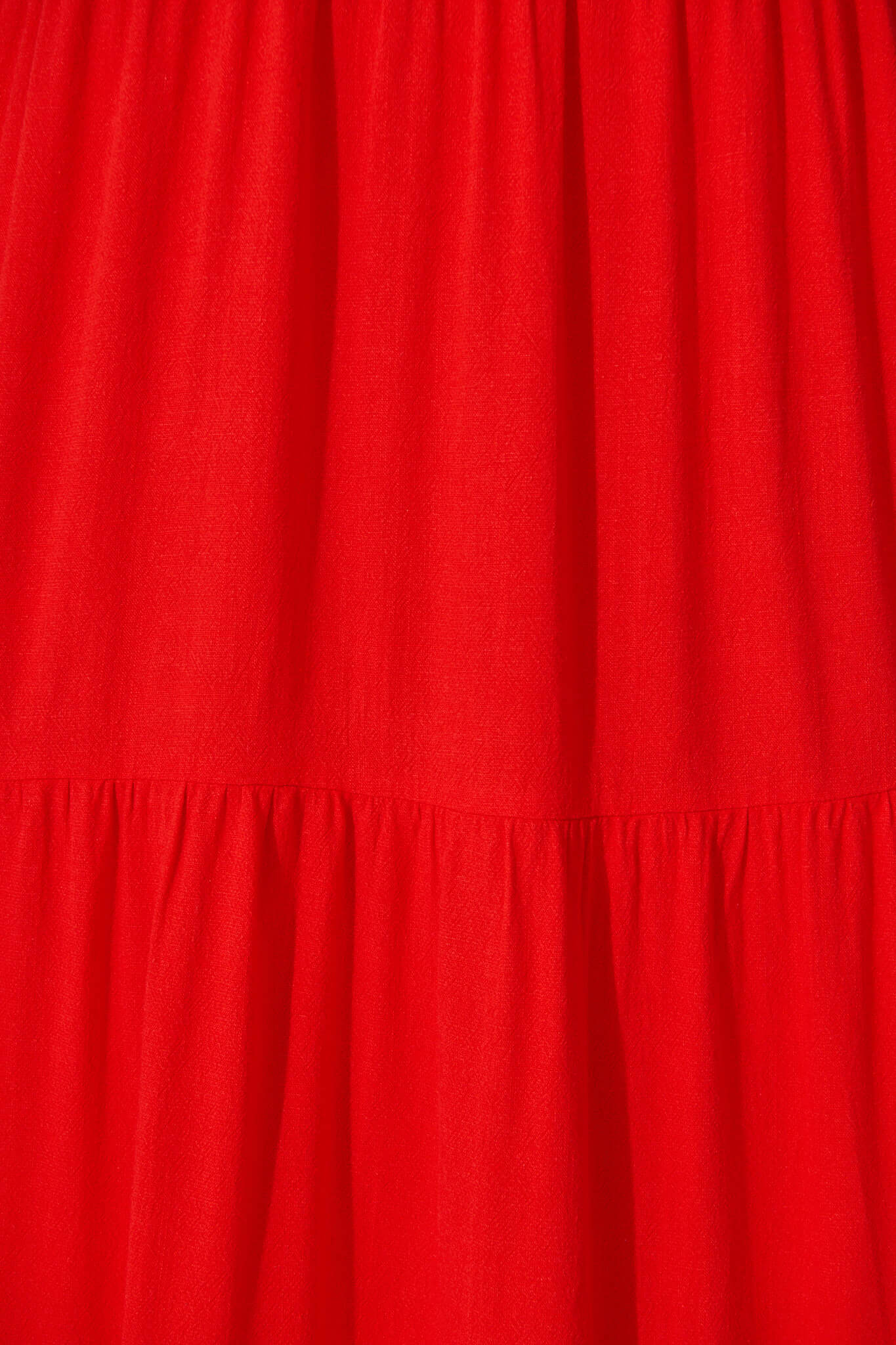 Estefani Maxi Sundress in Red Linen Blend