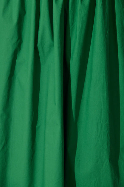 Lanna Halter Neck Maxi Dress in Green Cotton