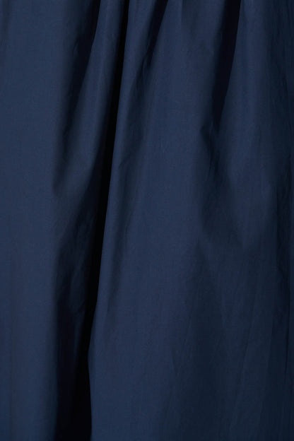 Lanna Halter Neck Maxi Dress in Navy Cotton