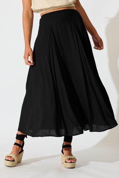 Brandsy Maxi Skirt In Black