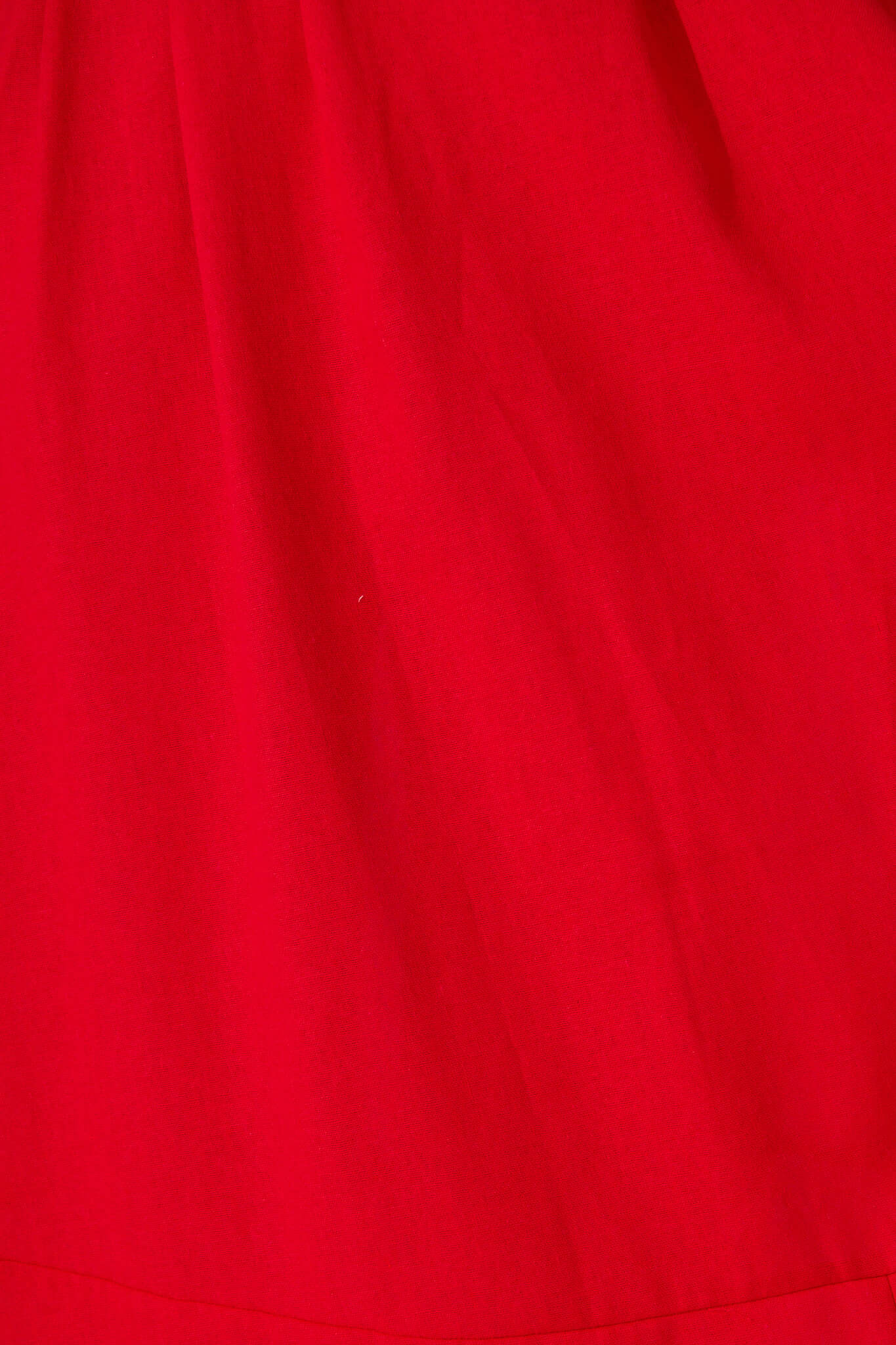 Wintour Midi Dress In Red Linen Blend