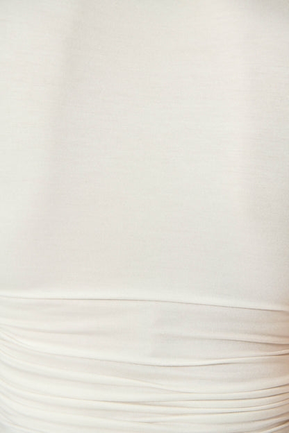 Bebe Tank Top In White Jersey