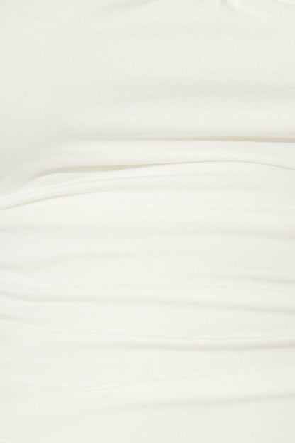 Solo Bandeau Top In White Jersey