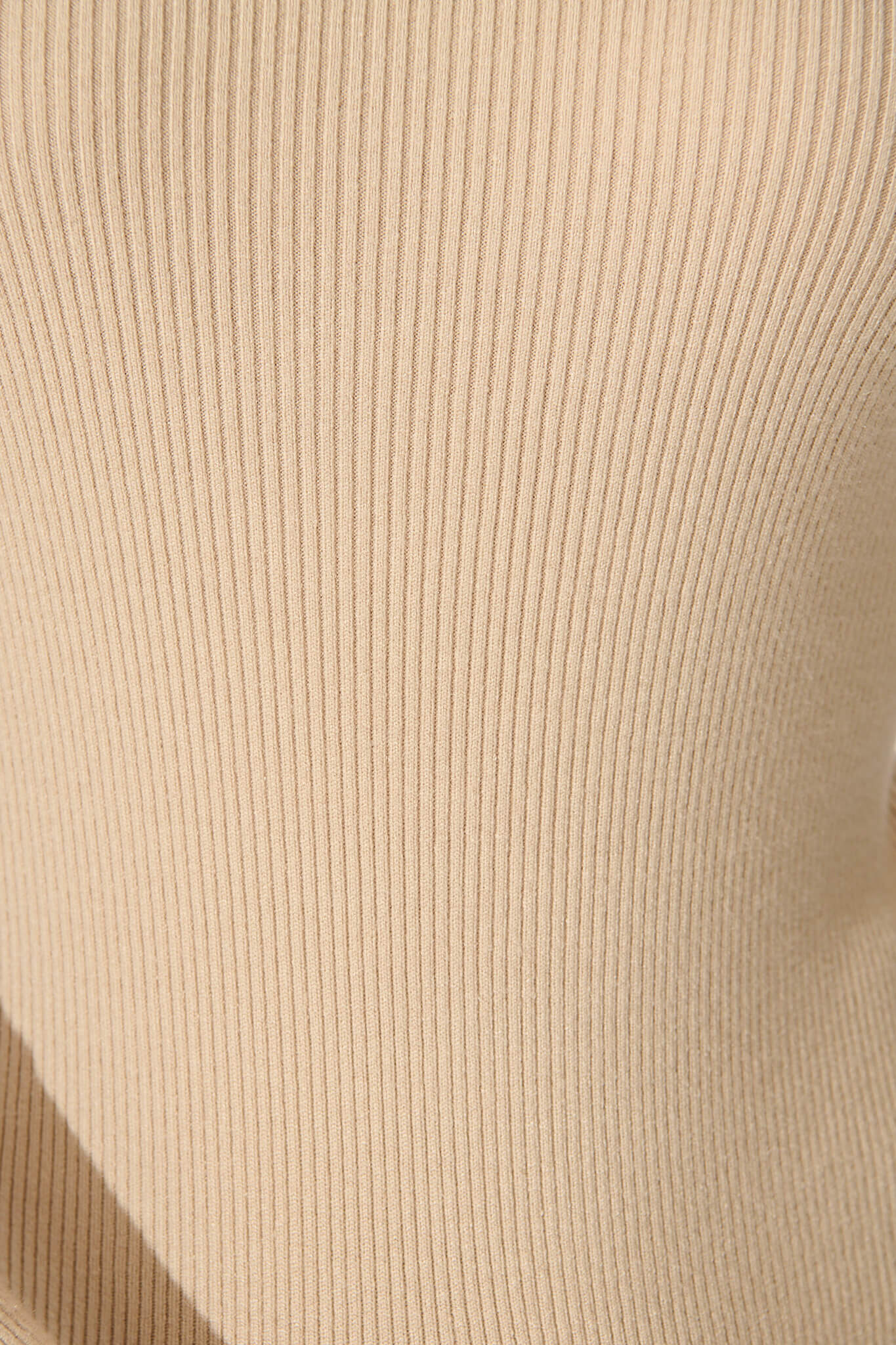 Levine Knit In Beige Cotton Blend