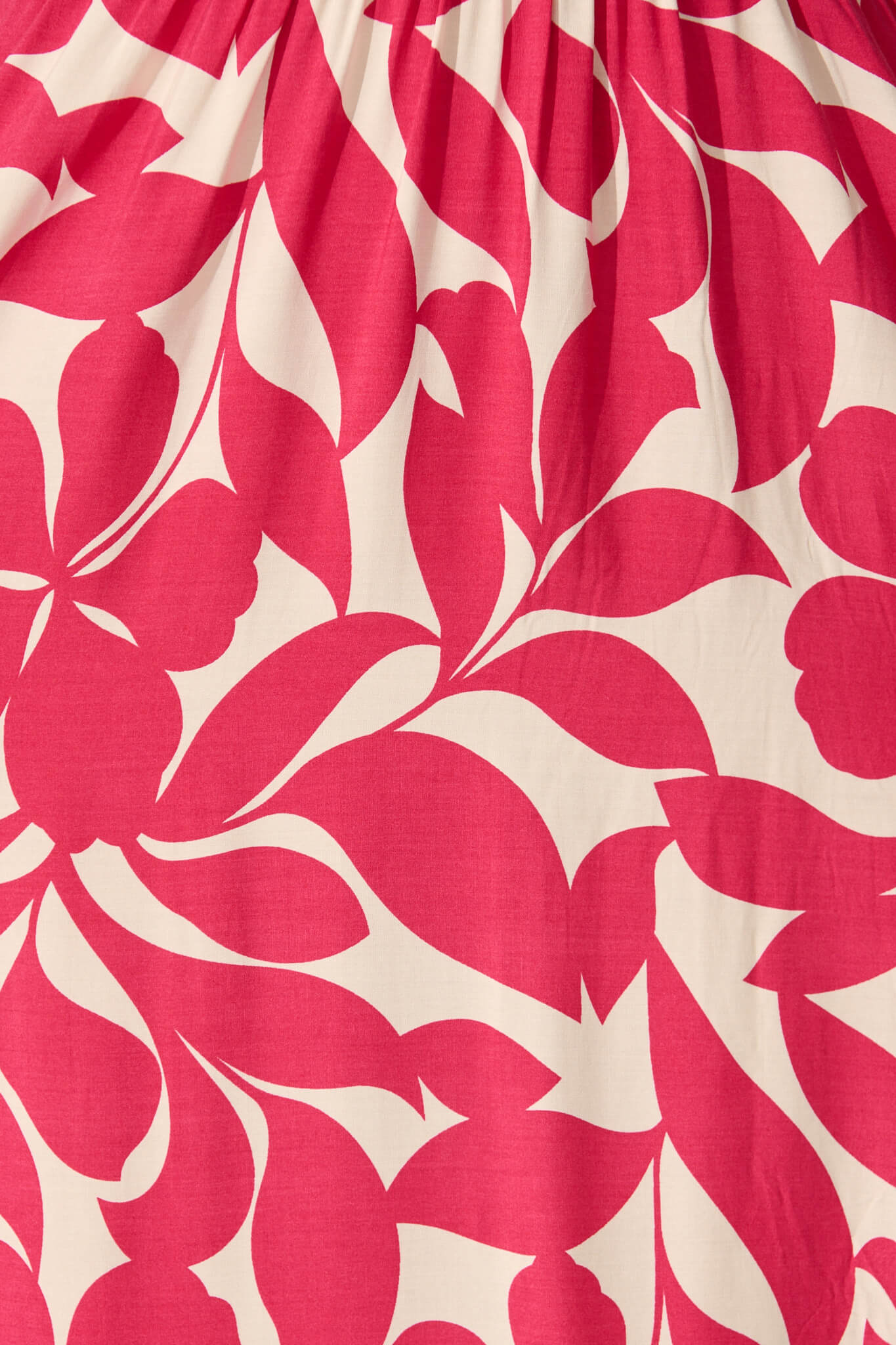 Candie Midi Dress In Pink Leaf