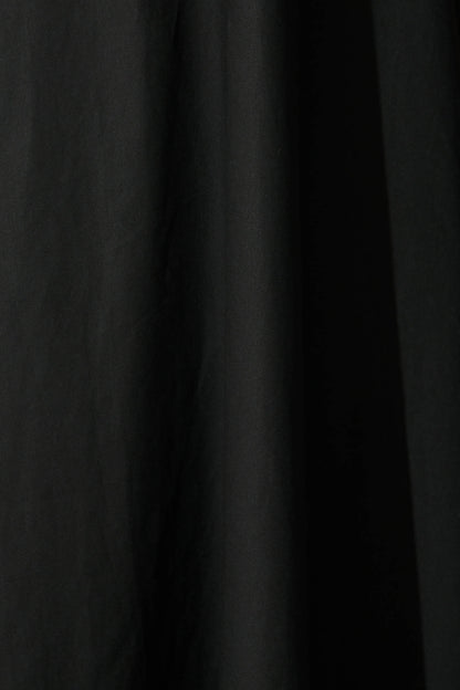 Sunrays Midi Dress in Black Cotton