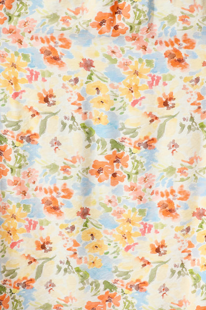 Asha Midi Sundress In Multi Floral