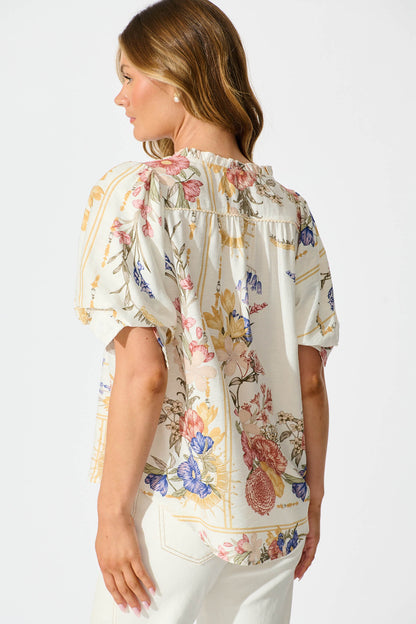 Jupiter Shirt in Vintage Floral Print