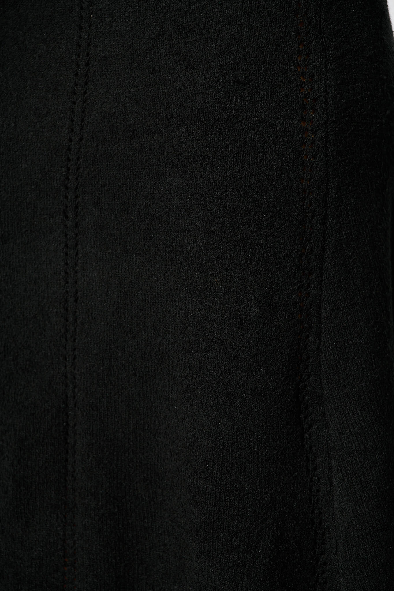 Gertie Midi Knit Dress In Black