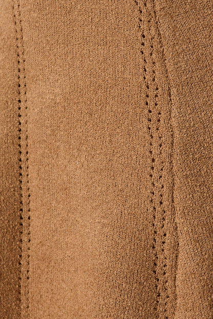 Analia Knit Dress In Chocolate