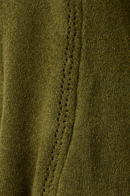 Analia Knit Dress In Khaki