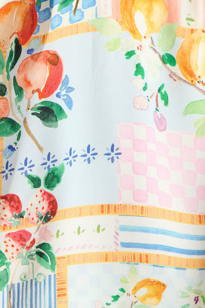 Cabello Playsuit in Multi Patchwork Print