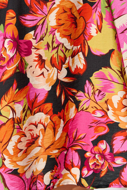 Brandy Skirt In Multi Floral