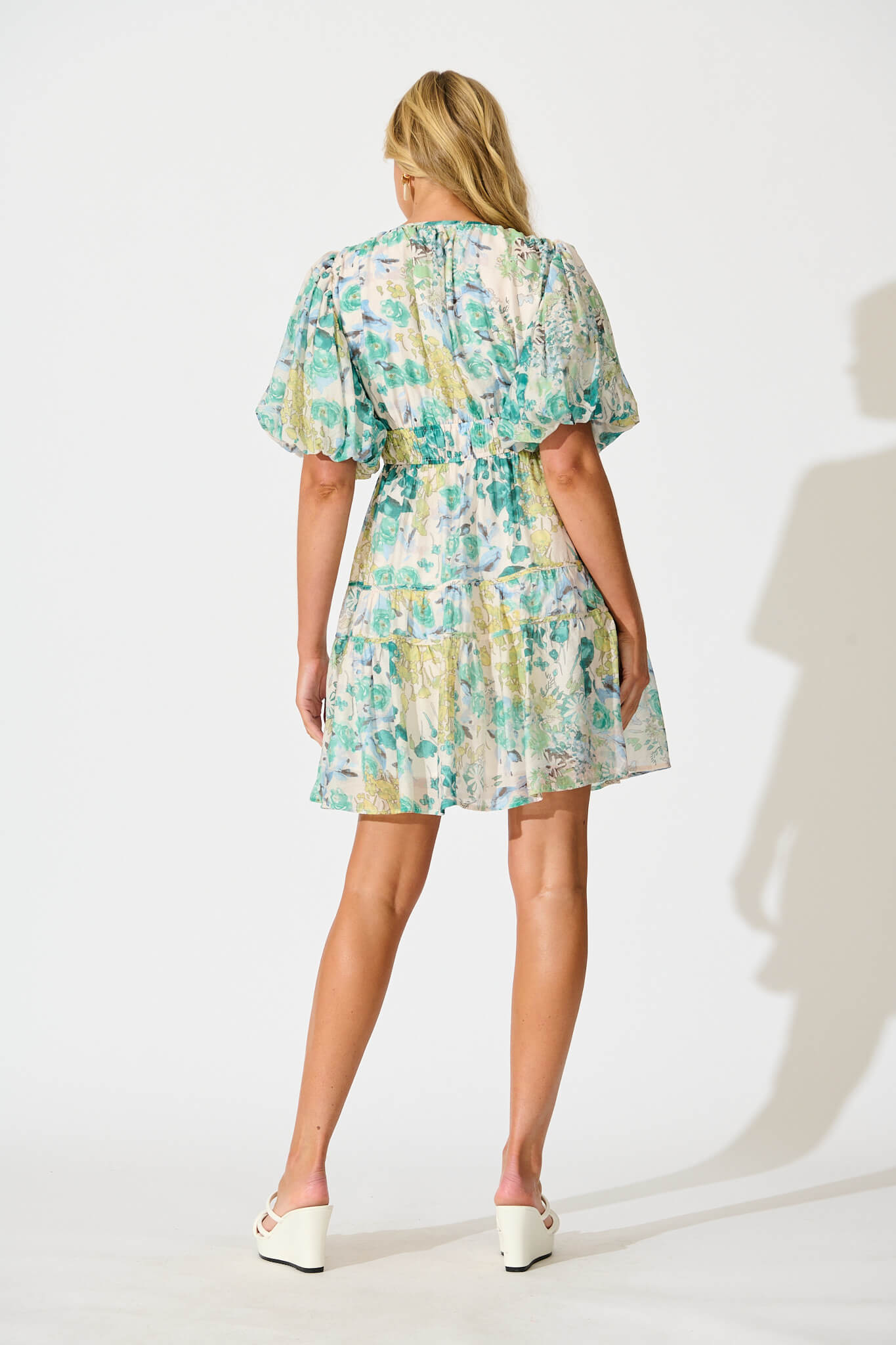Amarusso Dress in Green Vintage Floral
