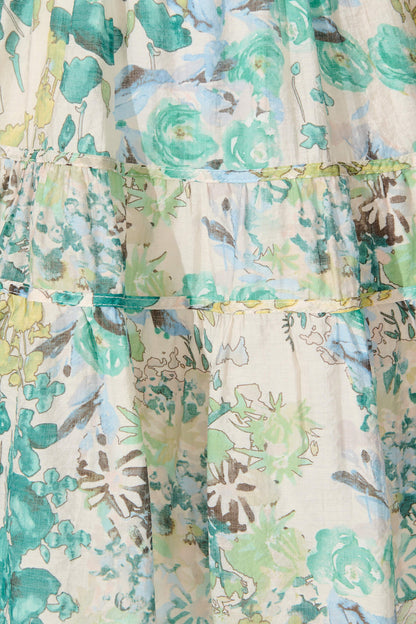 Amarusso Dress in Green Vintage Floral