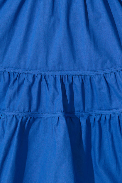 Amarusso Dress in Cobalt Blue Cotton