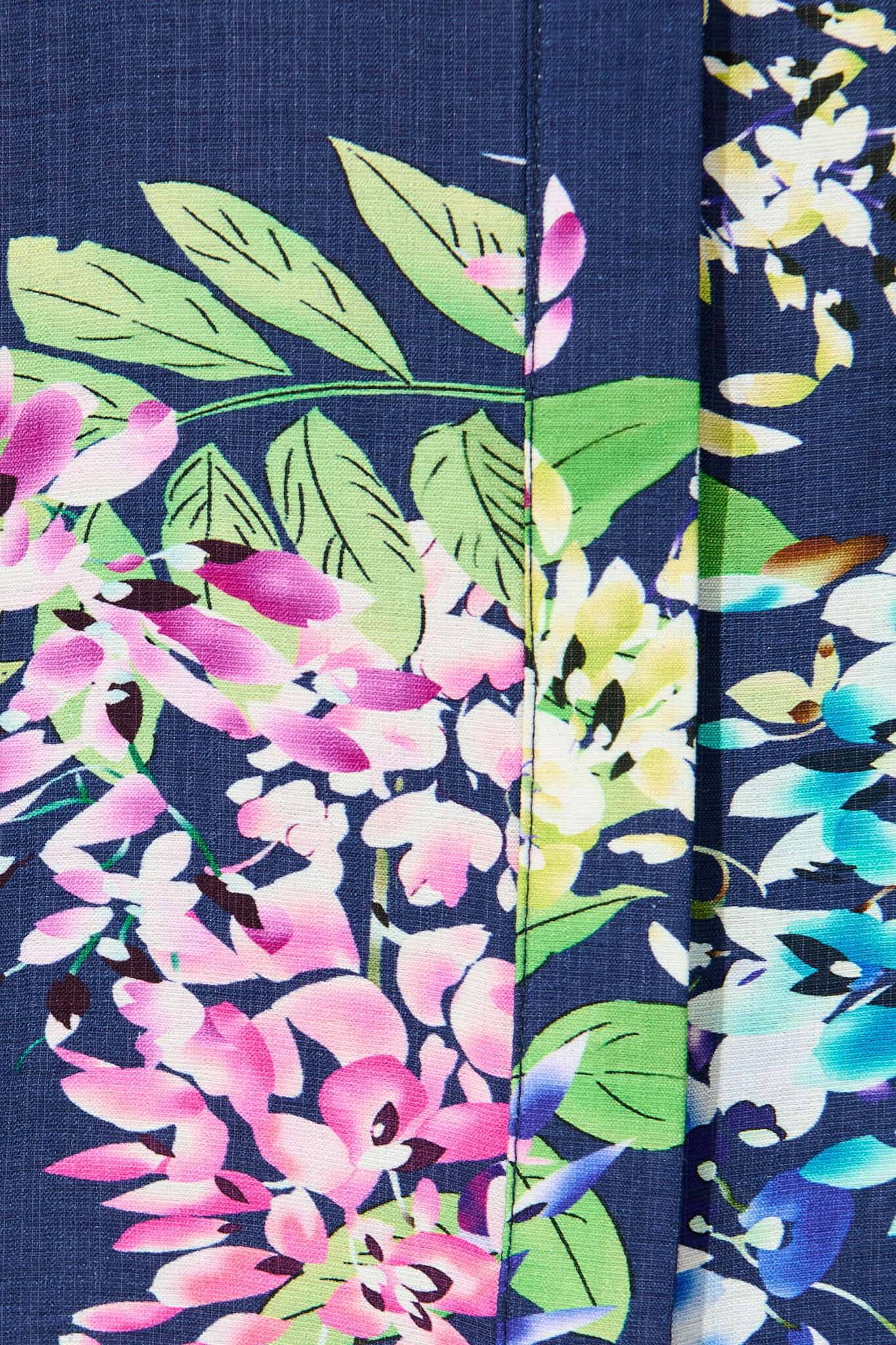 Orland Shirt in Navy Wisteria Print