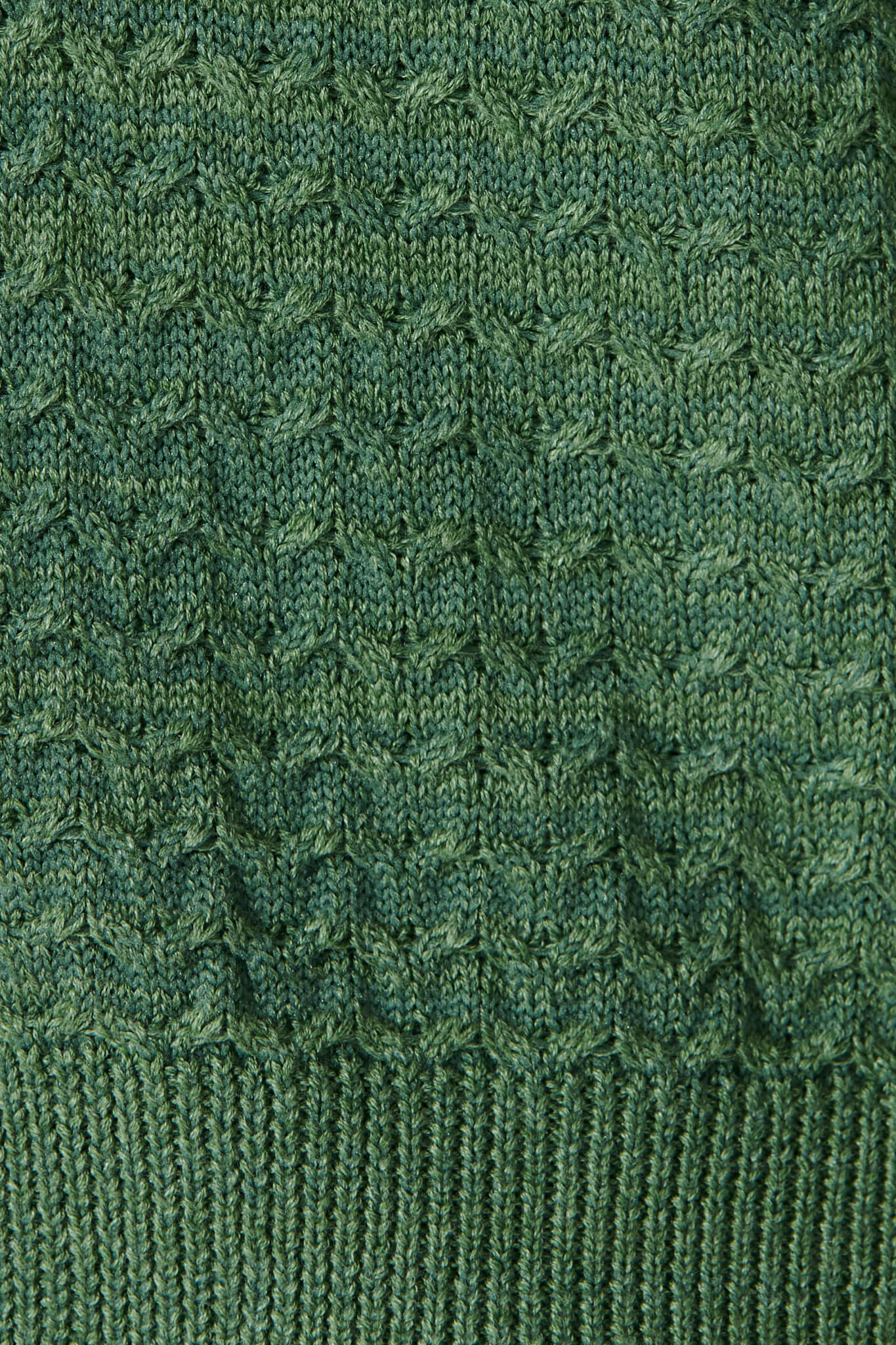 Jenisha Knit Cardigan in Green Cotton Blend