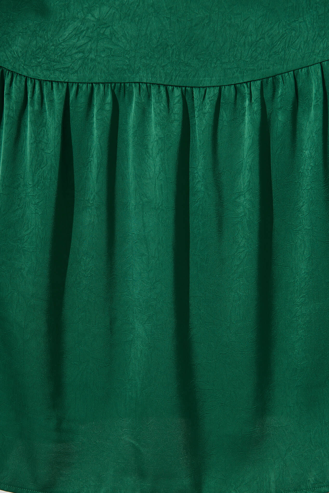 Constantine Maxi Dress in Emerald Green Crinkle Satin