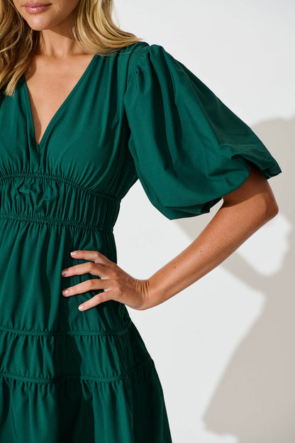 Amarini Dress In Emerald