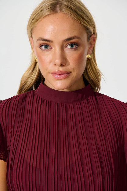 Jocelyn Coil Stud Earrings in Gold