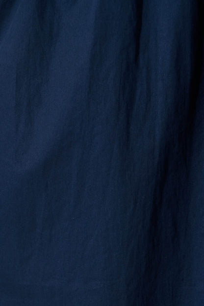 Mila Midi Dress in Navy Cotton