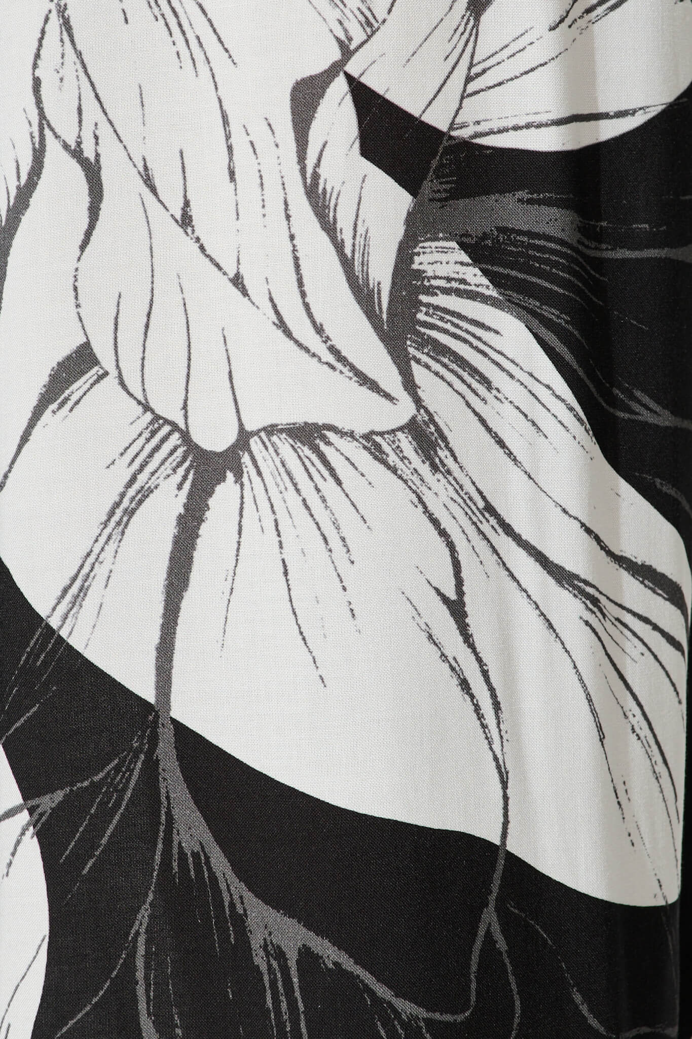 Calliope Jumpsuit In Black With White Floral